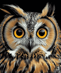 Aesthetic Owl Art Diamond Painting