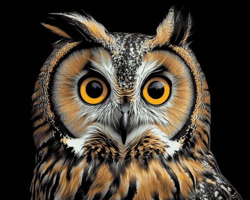 Aesthetic Owl Art Diamond Painting