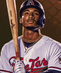 Aesthetic Ozzie Albies Baseball Diamond Painting