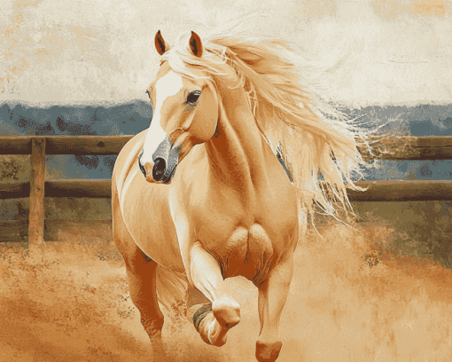 Aesthetic Palomino Diamond Painting