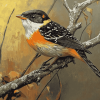 Aesthetic Pardalote Bird Diamond Painting