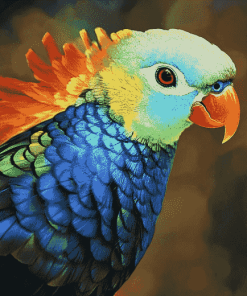 Aesthetic Parrot Diamond Painting