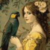 Aesthetic Parrot Vintage Diamond Painting