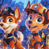 Aesthetic Paw Patrol Fantasy Diamond Painting