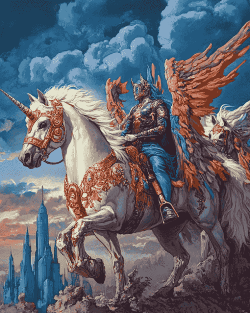 Aesthetic Pegasus Fantasy Diamond Painting