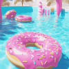 Aesthetic Pink Donut Diamond Painting