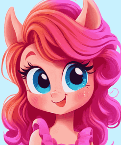 Aesthetic Pinkie Pony Diamond Painting