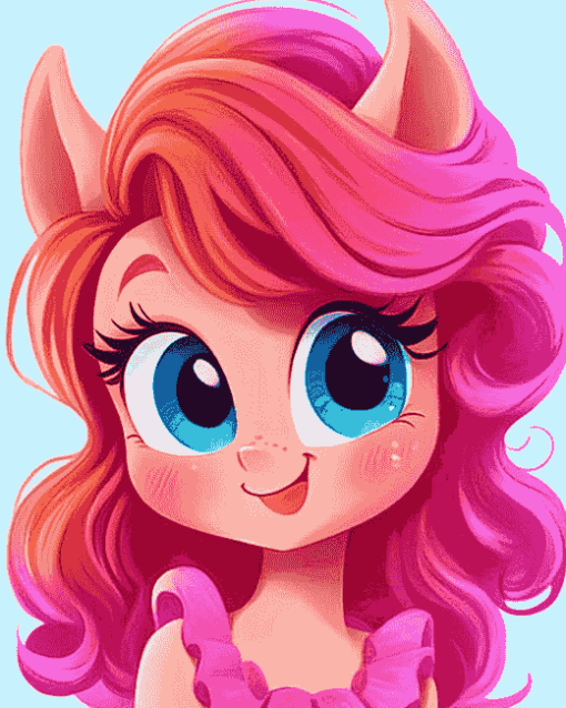 Aesthetic Pinkie Pony Diamond Painting