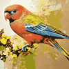 Aesthetic Pinsons Bird Diamond Painting