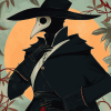 Aesthetic Plague Doctor Fantasy Diamond Painting