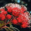 Aesthetic Pohutukawa Blossoms Diamond Painting