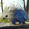 Aesthetic Porcupine Animation Diamond Painting