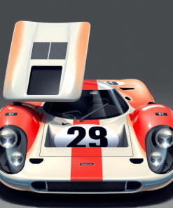 Aesthetic Porsche 917 Cars Diamond Painting