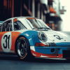 Aesthetic Porsche Race Diamond Painting