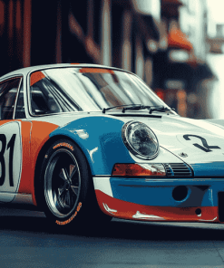 Aesthetic Porsche Race Diamond Painting