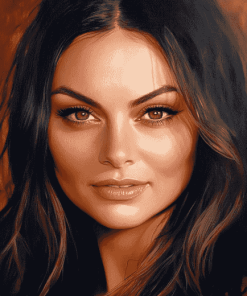 Aesthetic Portrait of Mila Kunis Diamond Painting