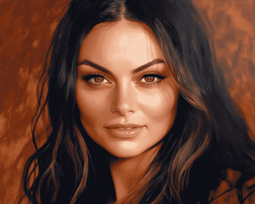 Aesthetic Portrait of Mila Kunis Diamond Painting