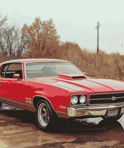 Aesthetic Red 1974 Gto Diamond Painting