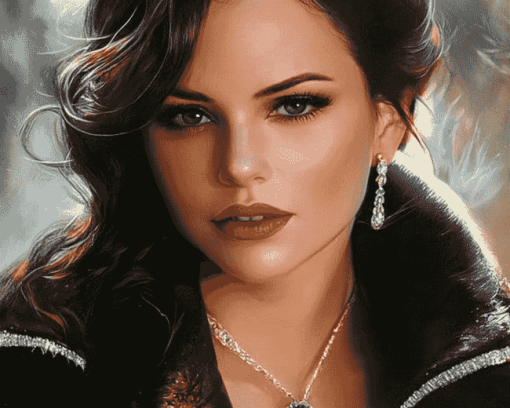 Aesthetic Regina Mills Celebrity Diamond Painting