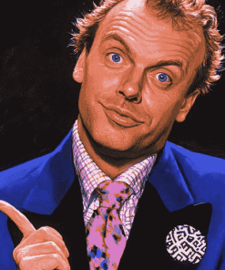 Aesthetic Rik Mayall Celebrity Diamond Painting