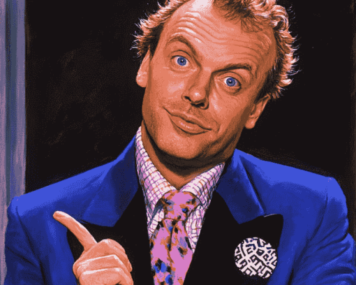 Aesthetic Rik Mayall Celebrity Diamond Painting