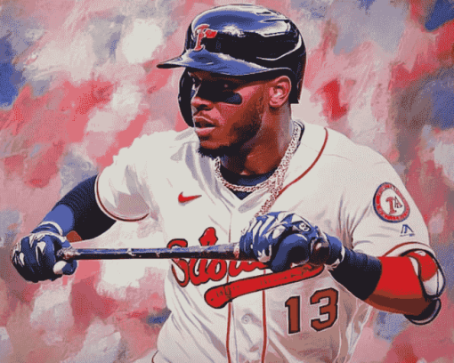 Aesthetic Ronald Acuna Jr Sports Diamond Painting