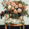 Aesthetic Roses on Chair Diamond Painting