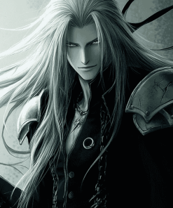 Aesthetic Sephiroth Anime Diamond Painting