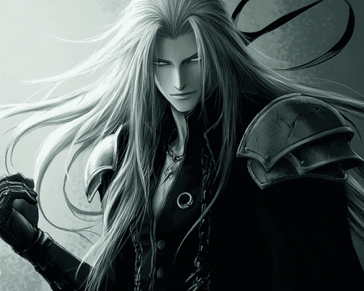 Aesthetic Sephiroth Anime Diamond Painting