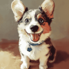 Aesthetic Siborgi Puppy Diamond Painting