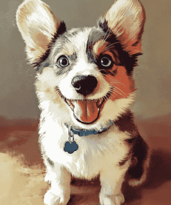 Aesthetic Siborgi Puppy Diamond Painting