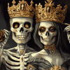 Aesthetic Skull King and Queen Diamond Painting