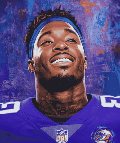 Aesthetic Stefon Diggs Sports Diamond Painting