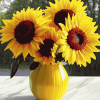 Aesthetic Sunflower Vase Art Diamond Painting