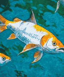 Aesthetic Tarpon Fish Diamond Painting