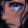 Aesthetic Tearful Eye Anime Diamond Painting