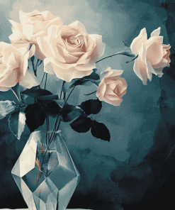 Aesthetic Thinking of You Roses Diamond Painting