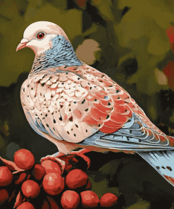 Aesthetic Turtle Dove Diamond Painting