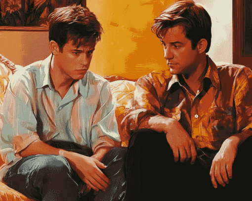 Aesthetic Two And Half Men Series Diamond Painting