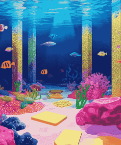 Aesthetic Underwater Adventure Diamond Painting