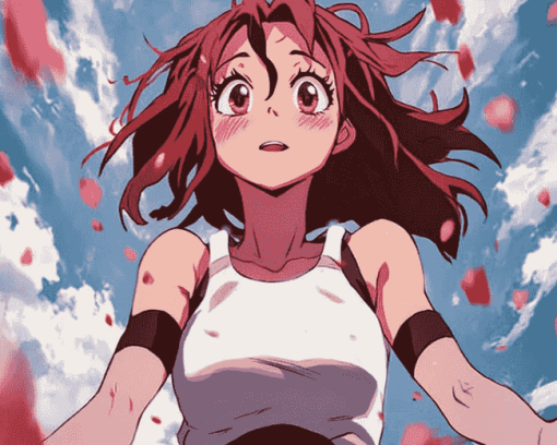 Aesthetic Uraraka Anime Diamond Painting