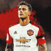 Aesthetic Victor Lindelof Sports Diamond Painting