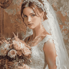 Aesthetic Vintage Bride Diamond Painting