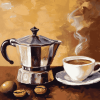 Aesthetic Vintage Coffee Pots Diamond Painting