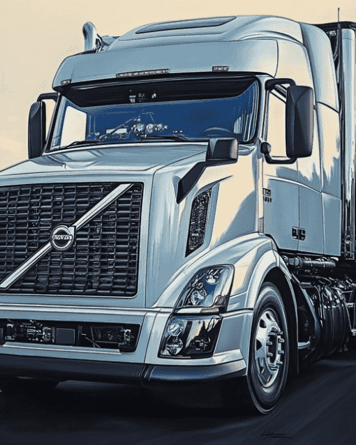 Aesthetic Volvo Truck Diamond Painting