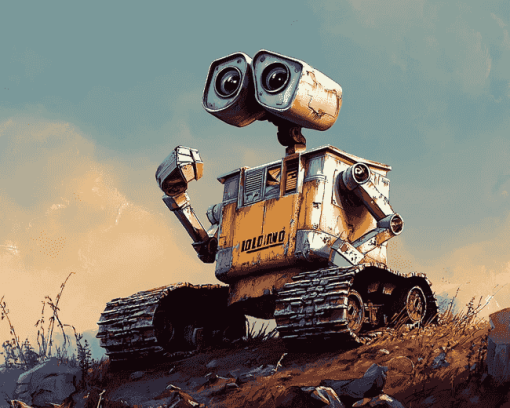 Aesthetic Wall E Animation Diamond Painting