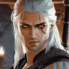 Aesthetic Witcher Video Game Diamond Painting