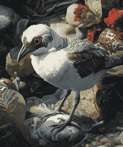 Aesthetic Wrybill Birds Diamond Painting