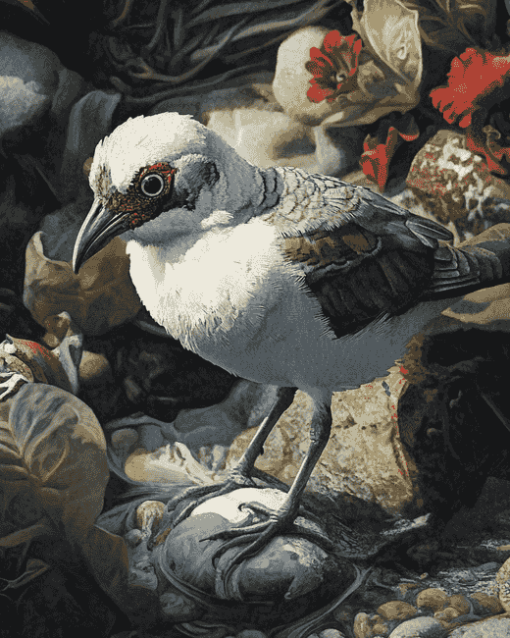 Aesthetic Wrybill Birds Diamond Painting