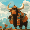 Aesthetic Yak Animation Diamond Painting